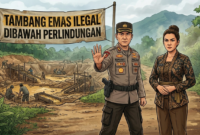 Foto Ilustrasi Kapolres dan Kades Kaputusan yang diduga Terlibat Aktifitas PETI
