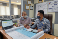 Foto Ilustrasi : Kepala BPPBJ Halmahera Selatan, Muhammad Imron dan IK, menentukan kontraktor pemenang proyek pemerintah.
